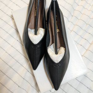 L'Intervalle Black Leather Flats size 38
